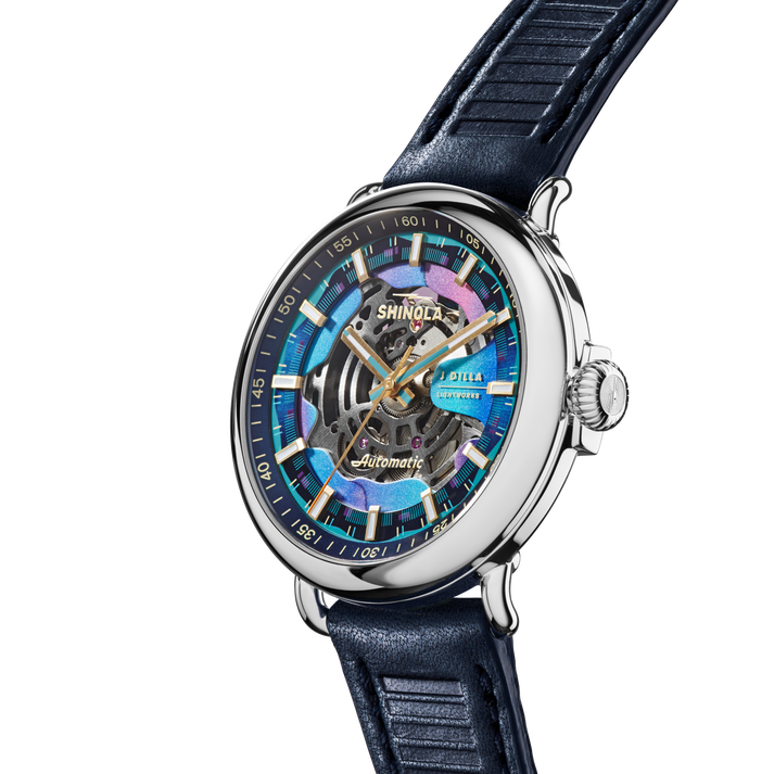 J Dilla Runwell Automatic Watch | Midnight Blue