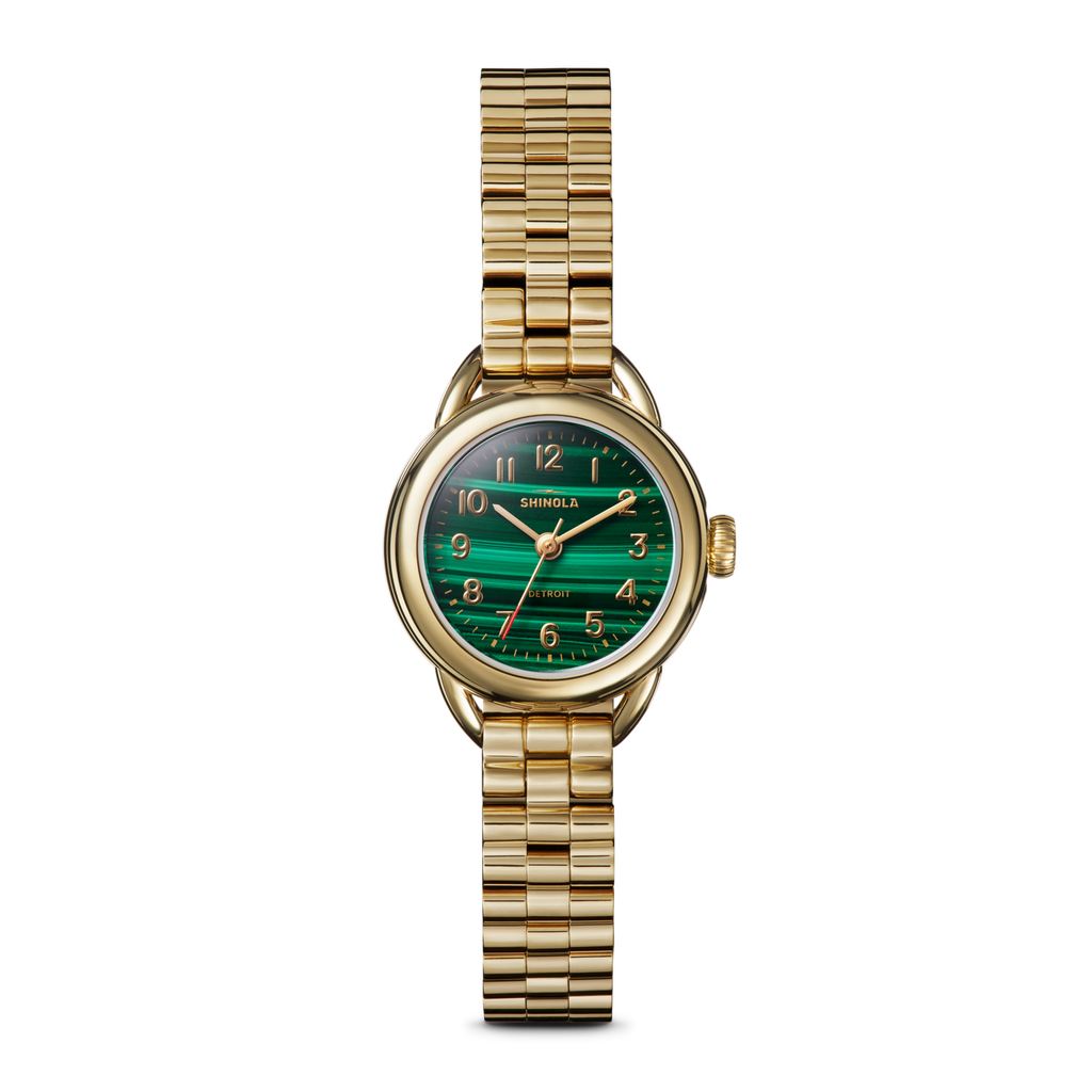 THE SHINOLA RUNABOUT 25MM | Malachite