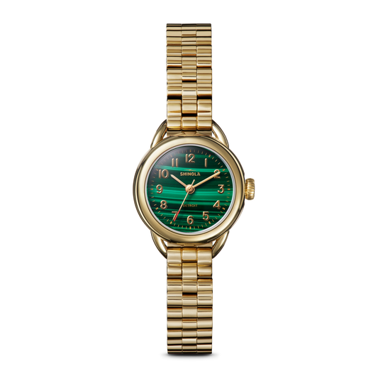 THE SHINOLA RUNABOUT 25MM | Malachite
