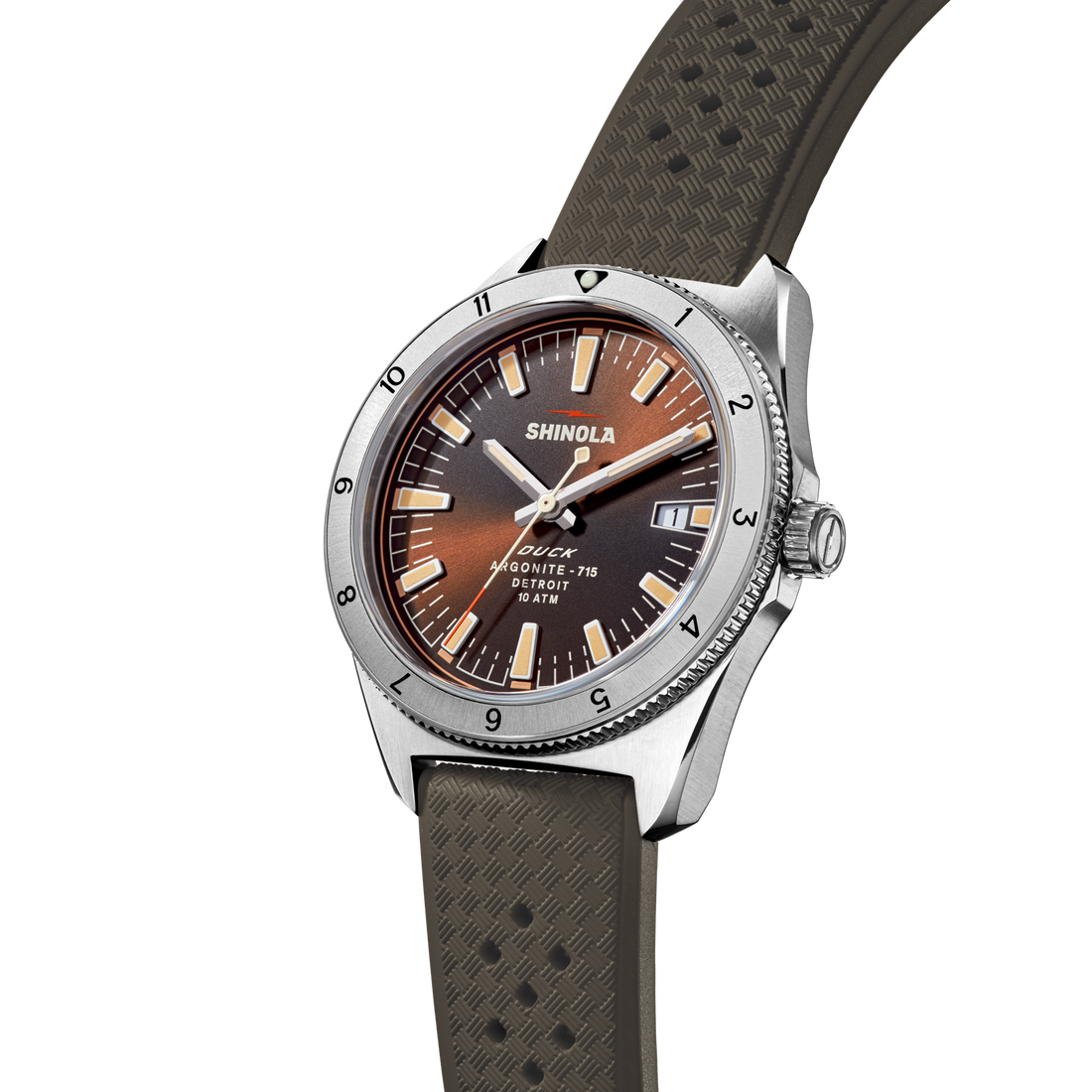 THE DUCK 40MM | Mallard Brown