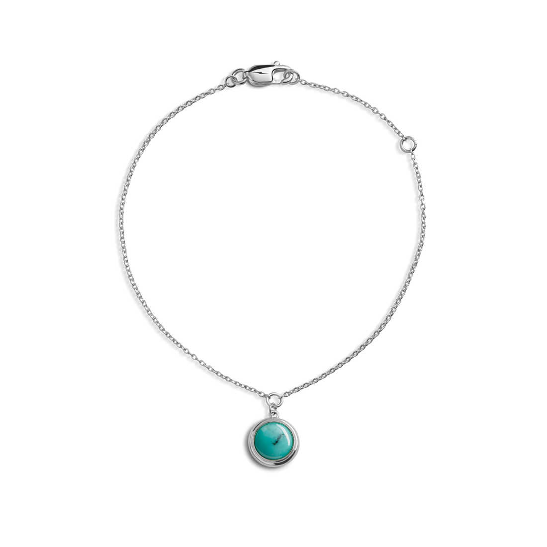 HEIRLOOM TURQUOISE CHARM BRACELET | .925 Sterling Silver