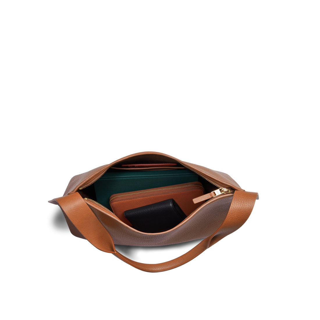 MEDIUM DERBY SHOULDER BAG | Tan