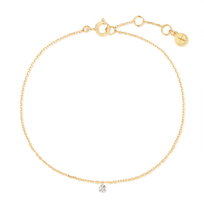 PIROUETTE | Single Floating Diamond Bracelet