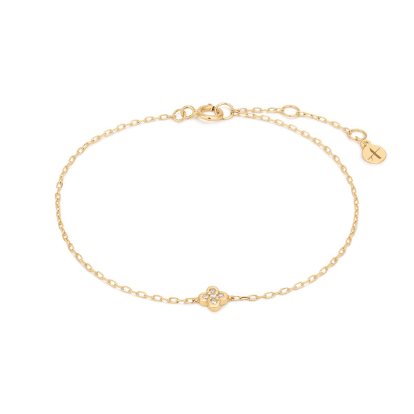 ISOLDE | Lab Grown Diamond Clover Bracelet