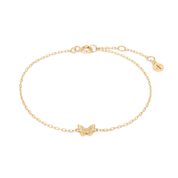 FABLE | Lab Grown Diamond Accent Butterfly Bracelet