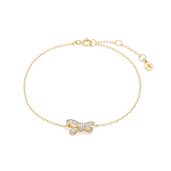 ORIANA | Lab Grown Diamond Bow Bracelet