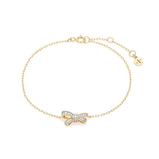 ORIANA | Lab Grown Diamond Bow Bracelet