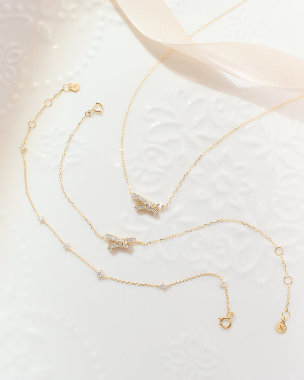 ORIANA | Lab Grown Diamond Bow Bracelet
