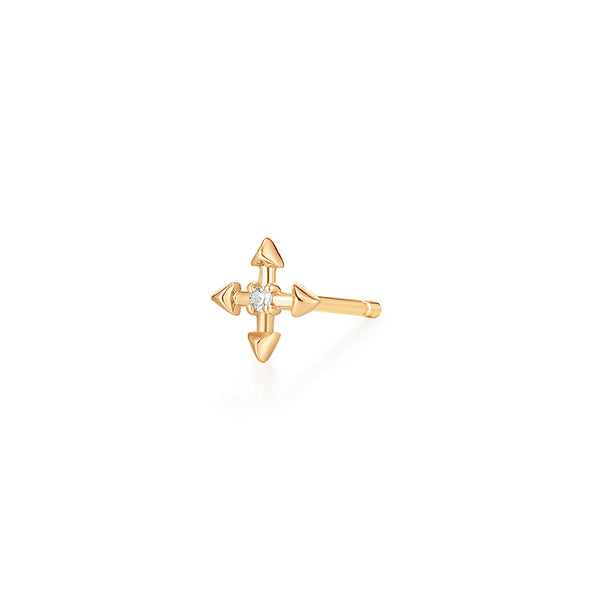 LIESE | Diamond Compass Single Earring