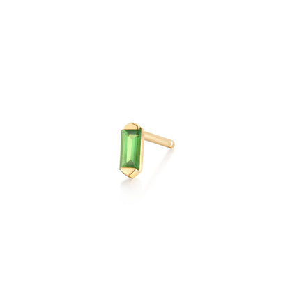 SAGE | Tsavorite Baguette Earring