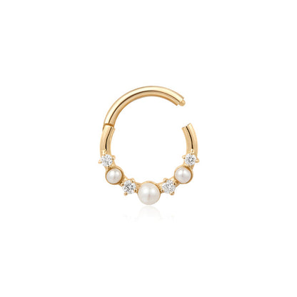 ADDY | Pearl and Lab Grown Diamond Clicker