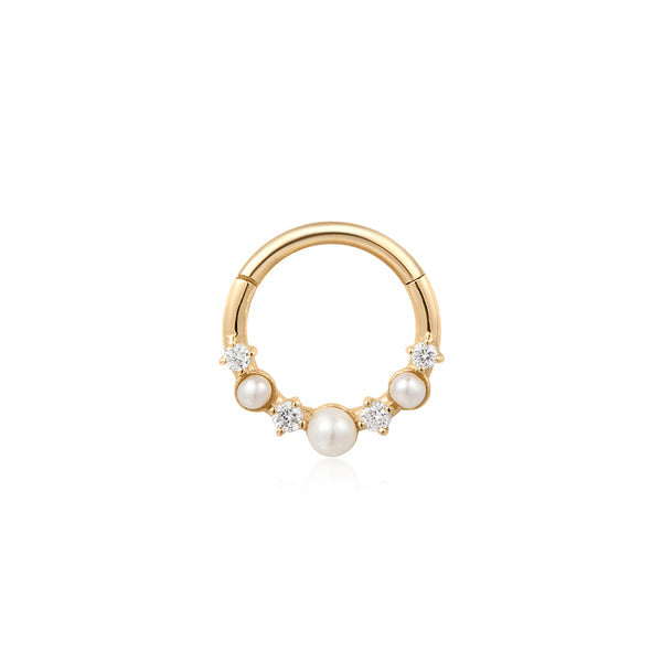 ADDY | Pearl and Lab Grown Diamond Clicker