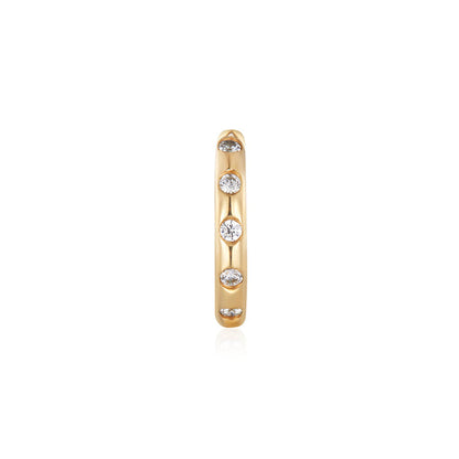 POPPY | Lab Grown Diamond Narrow Huggie