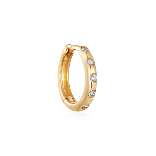 POPPY | Lab Grown Diamond Narrow Huggie