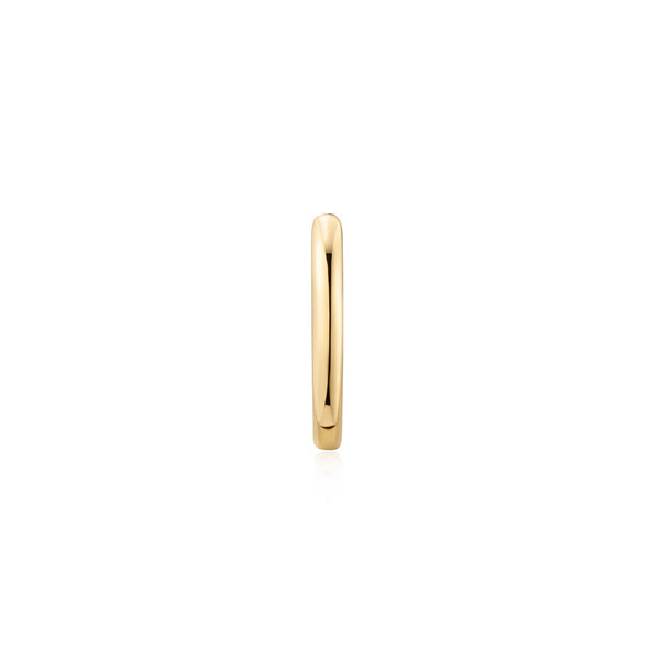 MARYKATE | Narrow Paperclip Huggie Hoop
