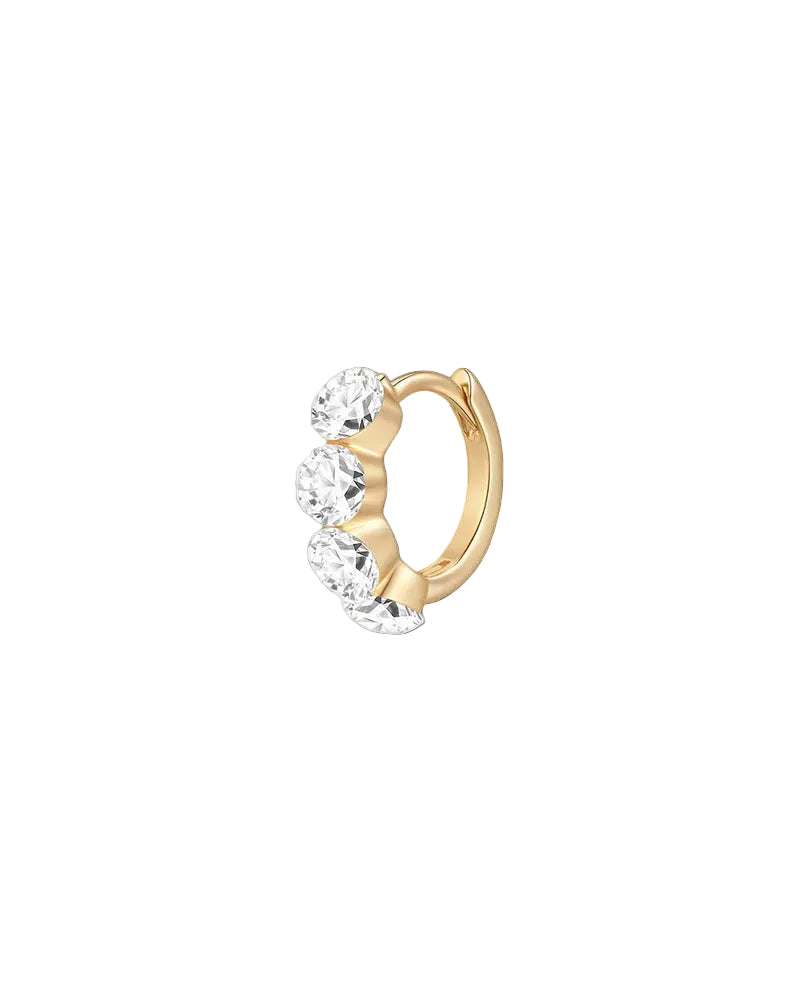 Lab Grown Diamond Huggie Hoop