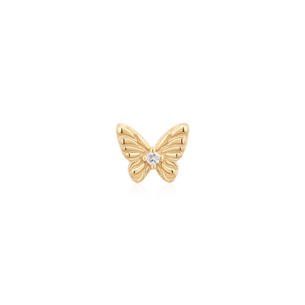 MARIPOSA | Lab Grown Diamond Accent Butterfly Threaded with Flatback