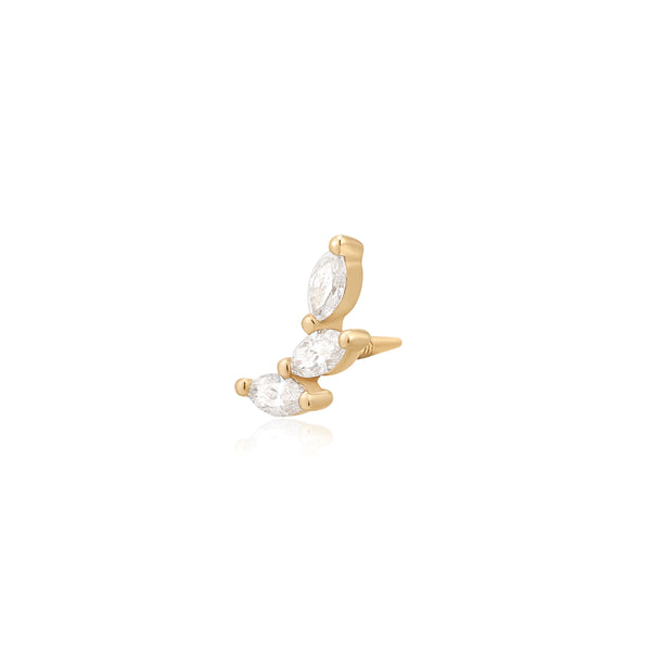 BRIAR | Triple Marquise Lab Grown Diamond Threaded with Flatback
