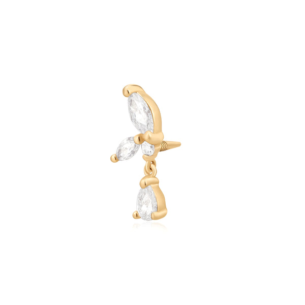 LEONA | Marquise Dangle Lab Grown Diamond Threaded with Flatback