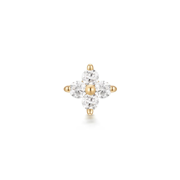 MINTAKA | Pointed Star Threaded Flatback