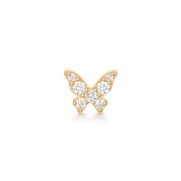 BELLATRIX | Lab Grown Diamond Butterfly Threaded Flatback