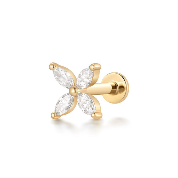 CALLISTA | Marquise Pointed Star Threaded Flatback
