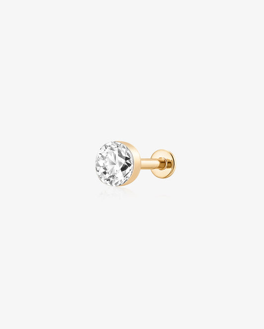 SEREN | Solitaire Lab Grown Diamond Flatback Stud