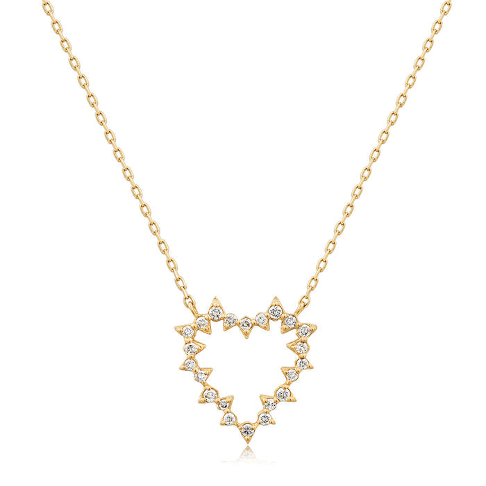 SAYLOR | Lab-Grown Diamond Heart Necklace