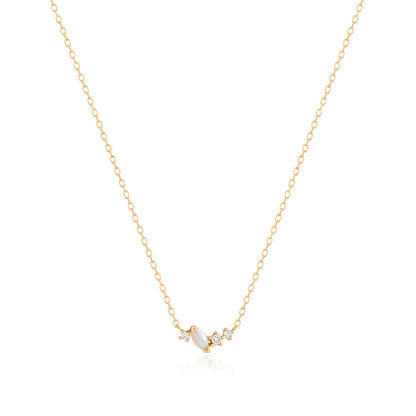 ZEPHYR | Opal and Lab-Grown Diamond Necklace