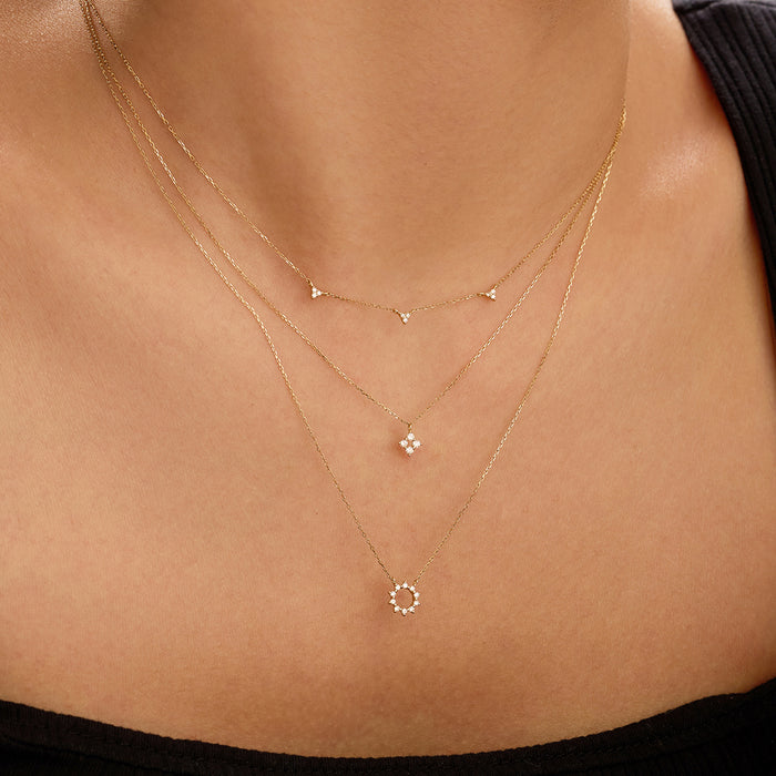 LEANNE | Natural Diamond Drop Necklace