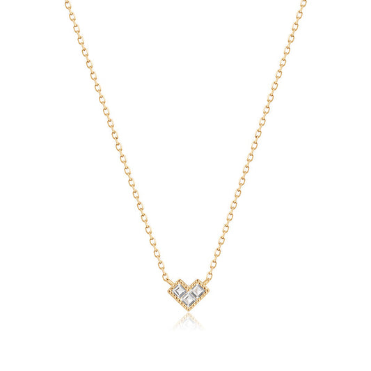 ADELAIDE | Triple White Sapphire Necklace