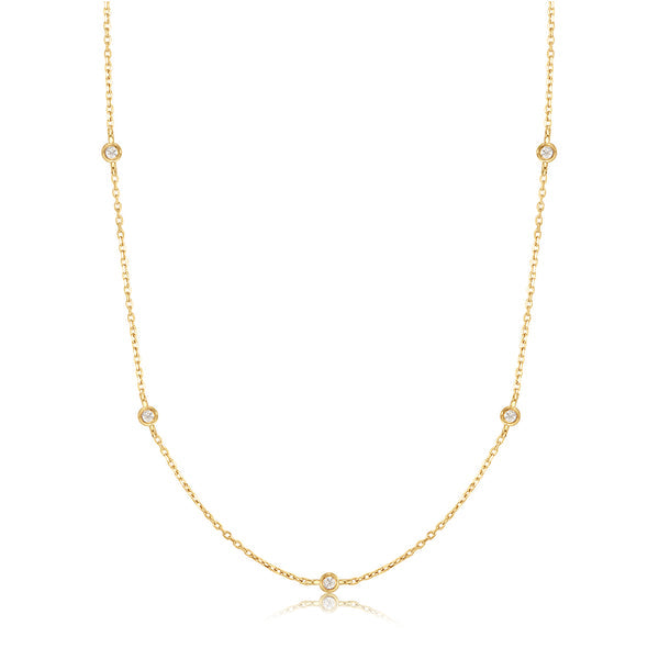 RITA | Natural Diamond Station Necklace