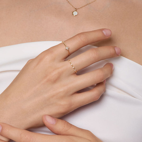 ELECTRA | Lab Grown Diamond Clover Ring