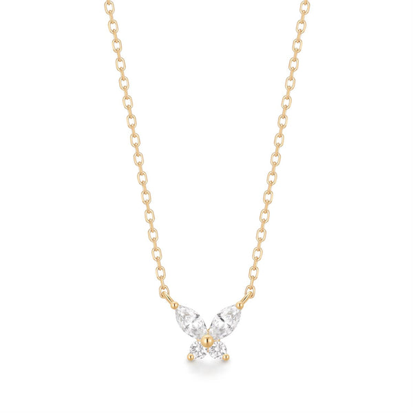 ISABEAU | Marquise Lab Grown Diamond Butterfly Necklace
