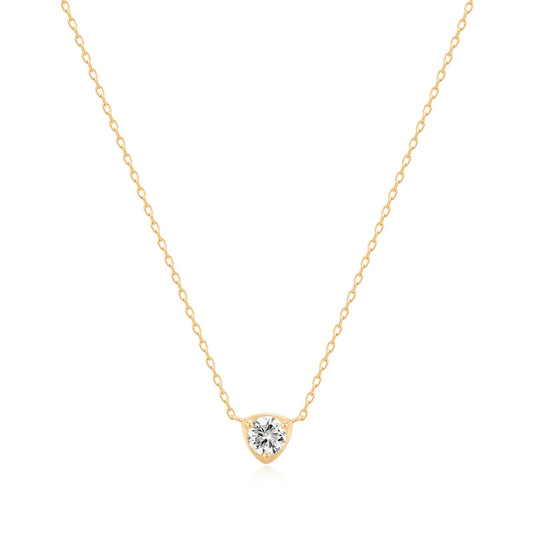 SIENNA | Lab Grown Diamond Solitaire Necklace