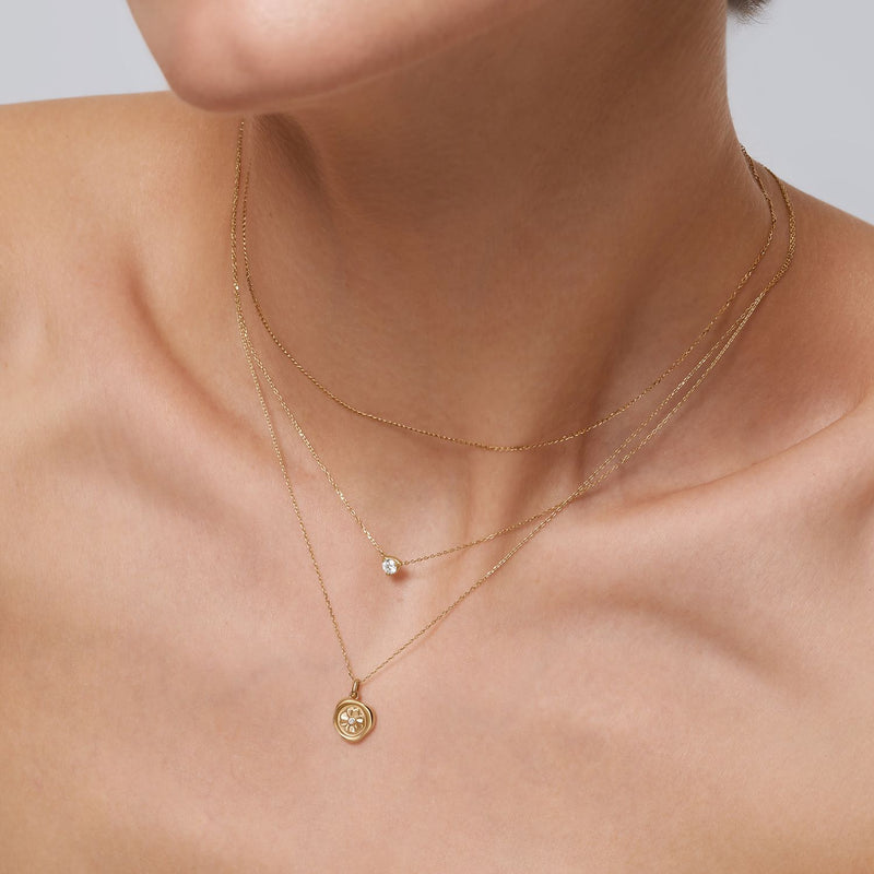 SIENNA | Lab Grown Diamond Solitaire Necklace