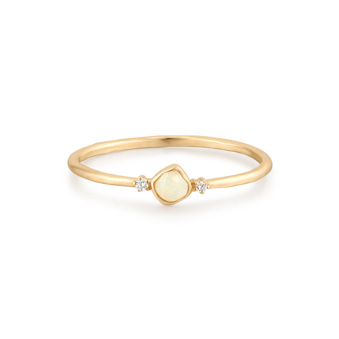 ELYSIA | Opal and Lab-Grown Diamond Ring