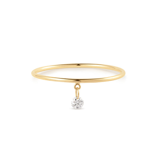 CHEVAL | Single Floating Diamond Ring