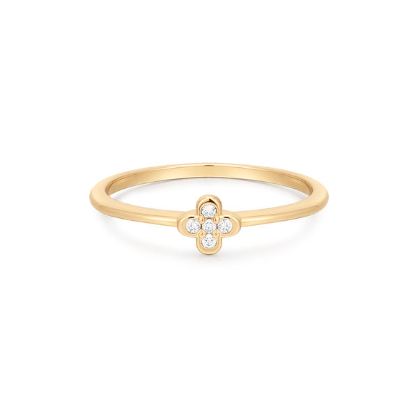 ELECTRA | Lab Grown Diamond Clover Ring