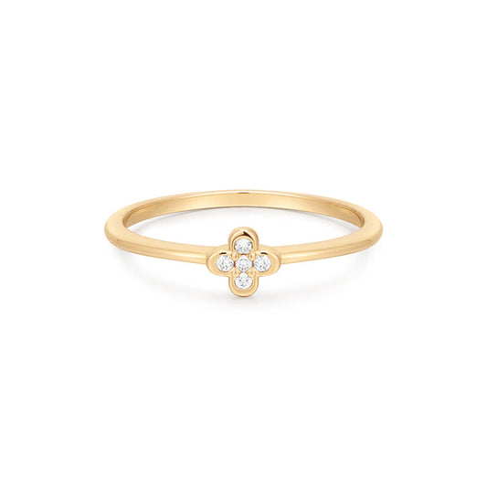 ELECTRA | Lab Grown Diamond Clover Ring
