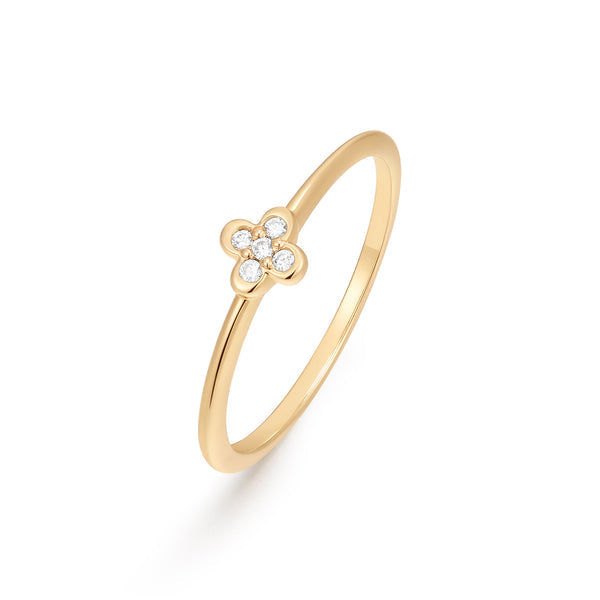 ELECTRA | Lab Grown Diamond Clover Ring