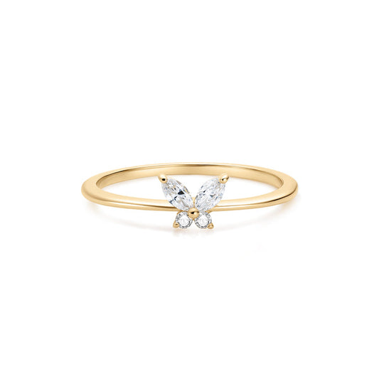 ZORINA | Marquise Lab Grown Diamond Butterfly Ring