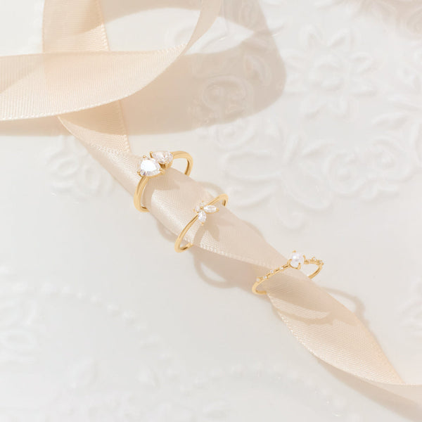 AUBREY | Toi et Moi Pear Lab Grown Diamond Ring