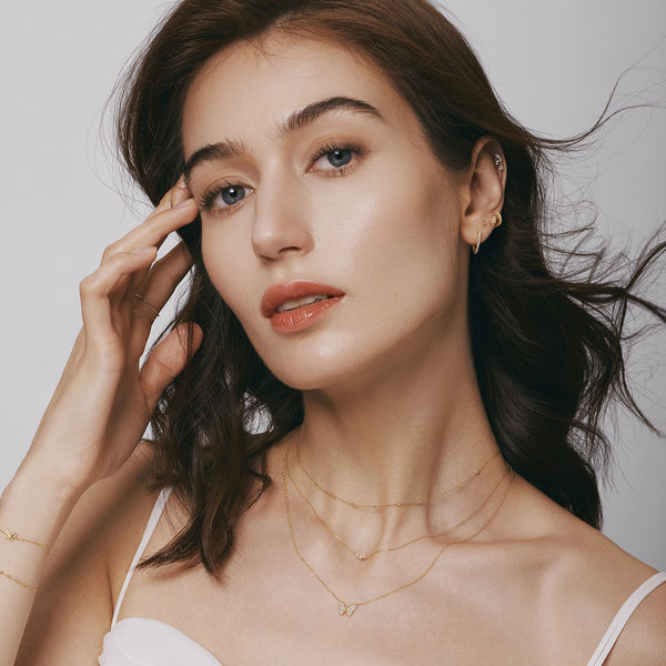 CHRYSALIS | Pave Lab Grown Diamond Butterfly Necklace