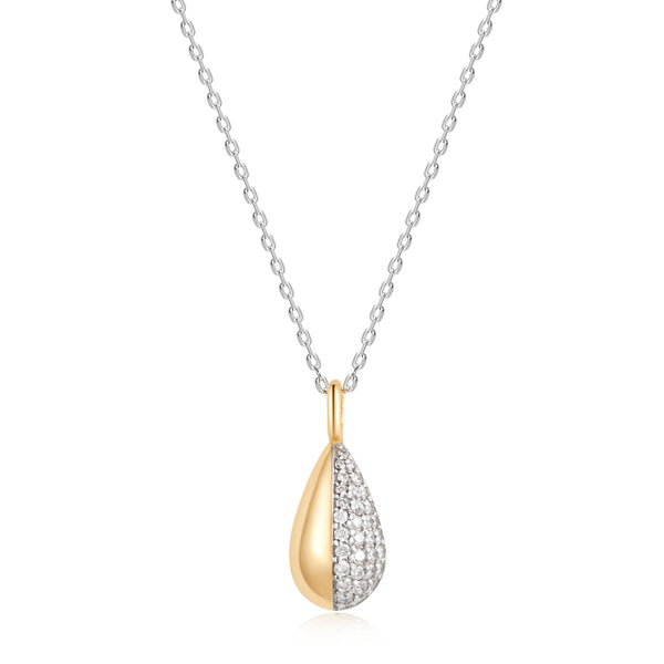 GILEA | Two-Tone Pave Lab-Grown Diamond Necklace