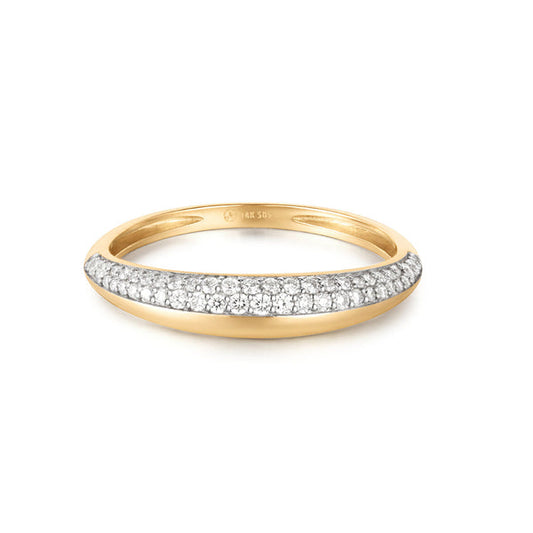 GILEA | Two-Tone Pave Lab-Grown Diamond Ring
