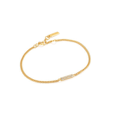 Gold Glam Bar Bracelet