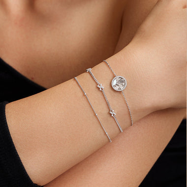 Silver Orb Bracelet