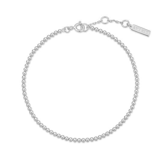 Silver Beaded Bracelet