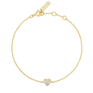Gold Sweetheart Pavé Bracelet